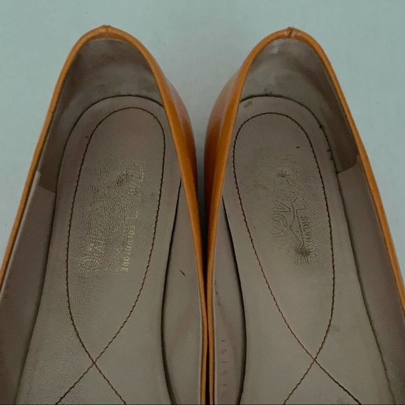 Ferragamo Varina Flat Apricot Patent Leather - Picture 11 of 15